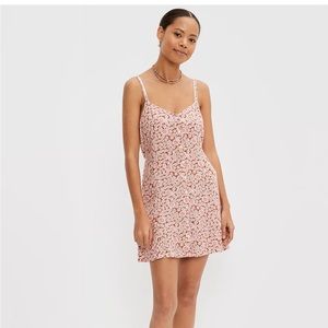 American Eagle Outfitters Pink Floral Mini Dress